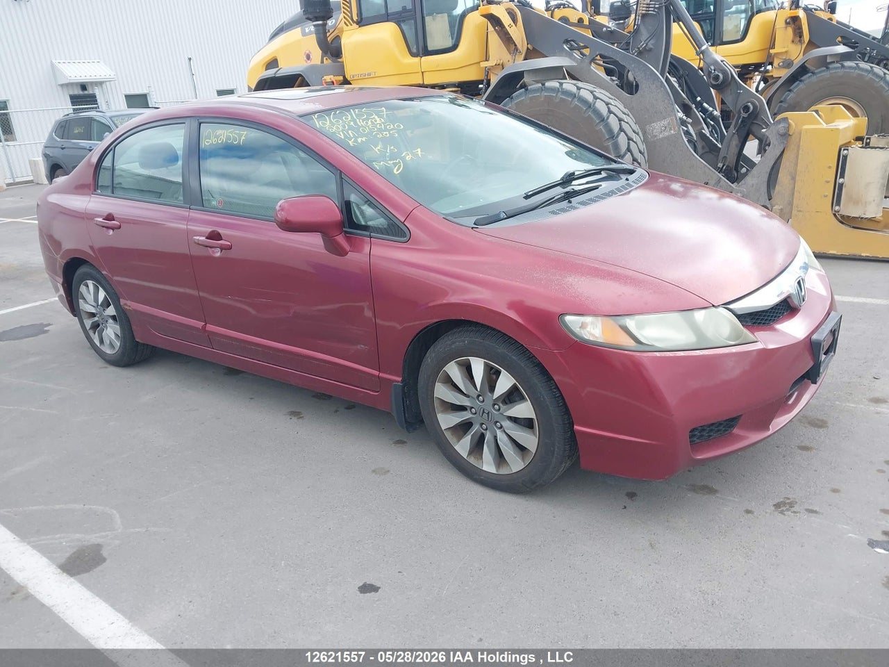 2009 HONDA CIVIC EXL thumbnail 2