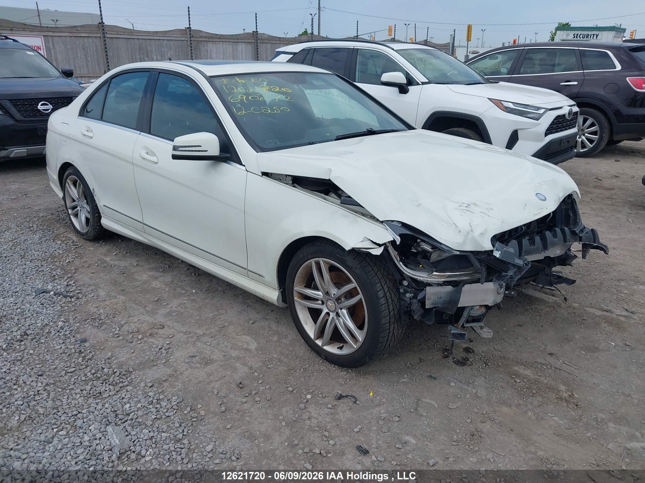 2012 MERCEDES BENZ C 250 4MATIC thumbnail 2
