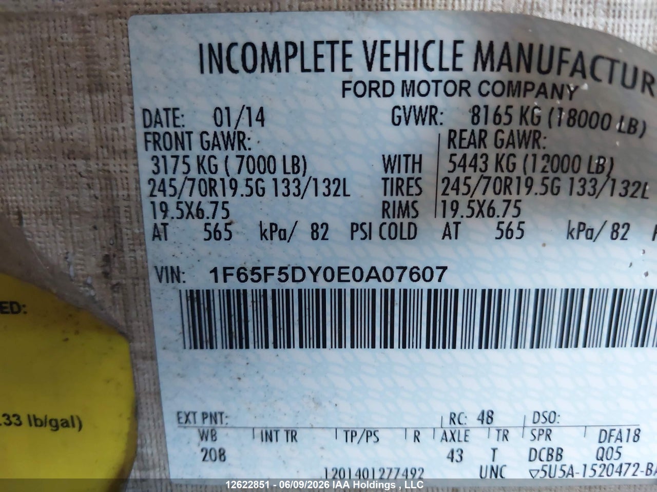 2015 FORD F53 thumbnail 10