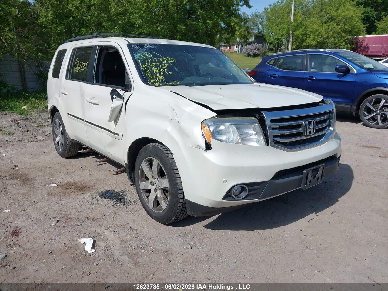 2012 HONDA PILOT TOURING thumbnail 2