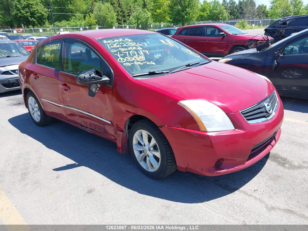 2012 NISSAN SENTRA thumbnail 2