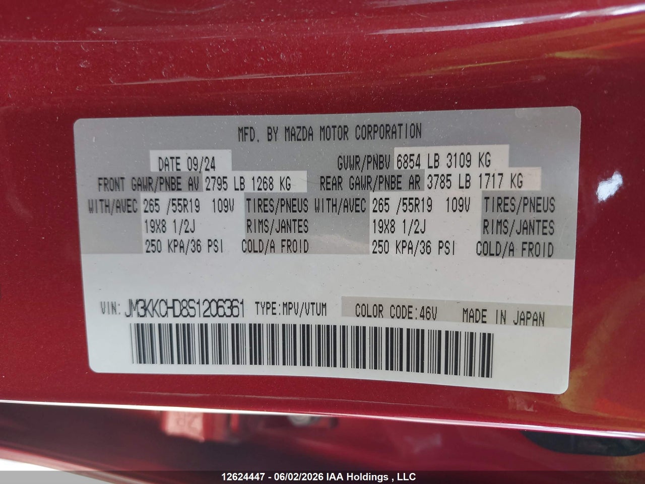 2025 MAZDA CX-90 PREMIUM SPORT thumbnail 10