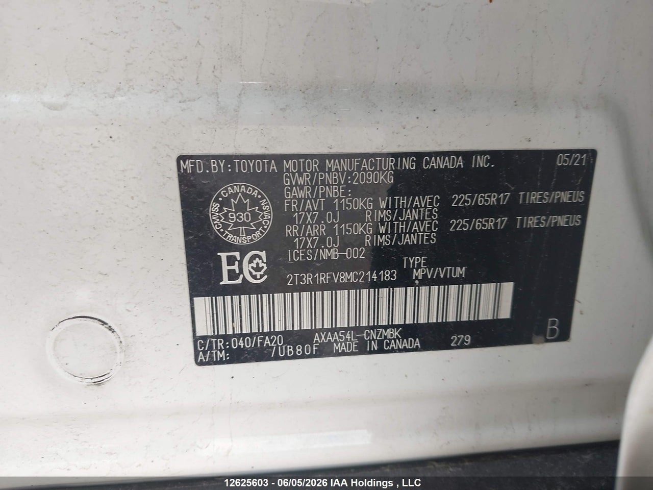 2021 TOYOTA RAV4 XLE thumbnail 10