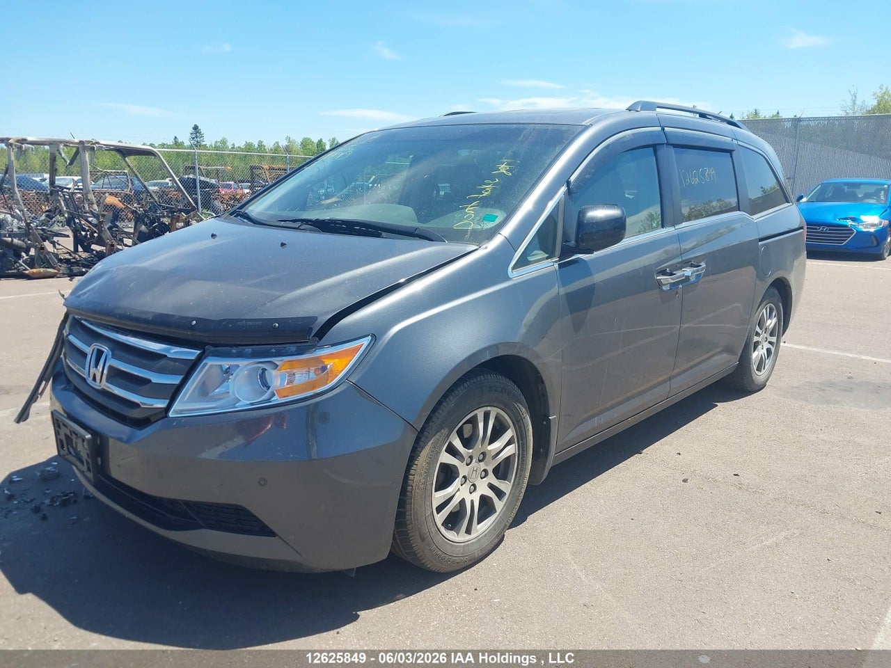 2012 HONDA ODYSSEY EXL thumbnail 3