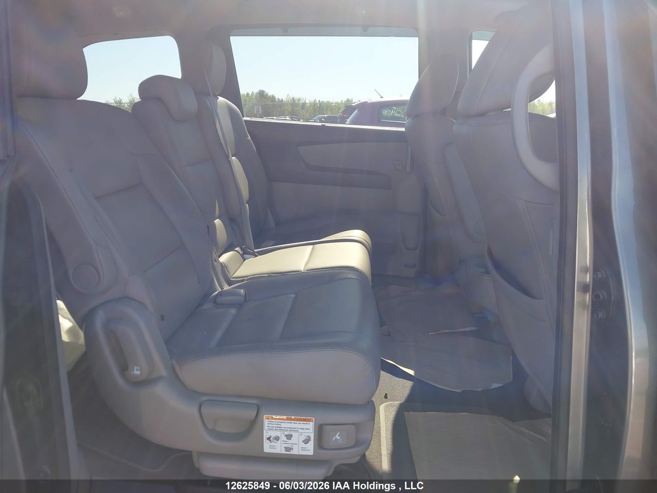 2012 HONDA ODYSSEY EXL thumbnail 9