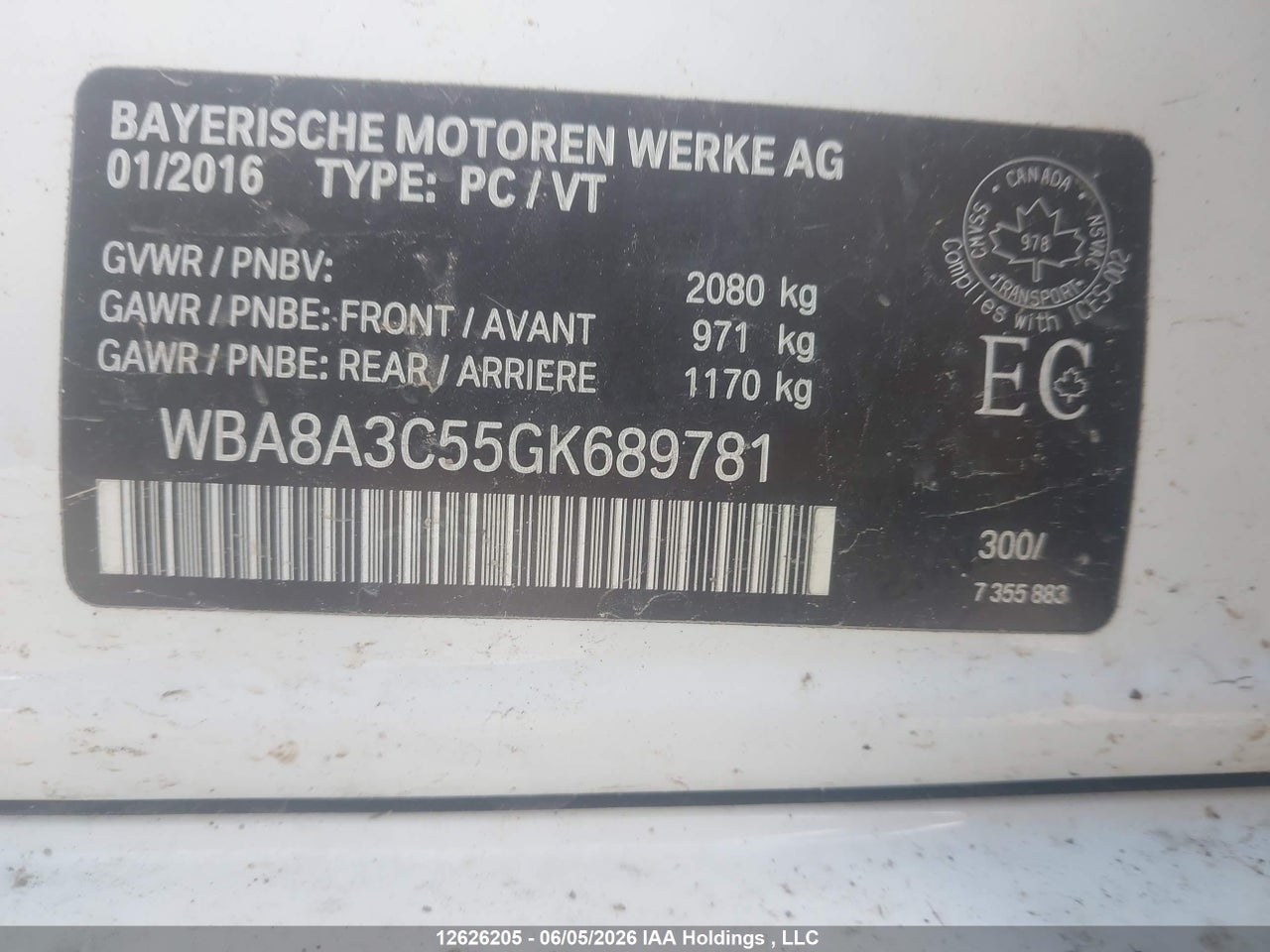 2016 BMW 320I XDRIVE thumbnail 10