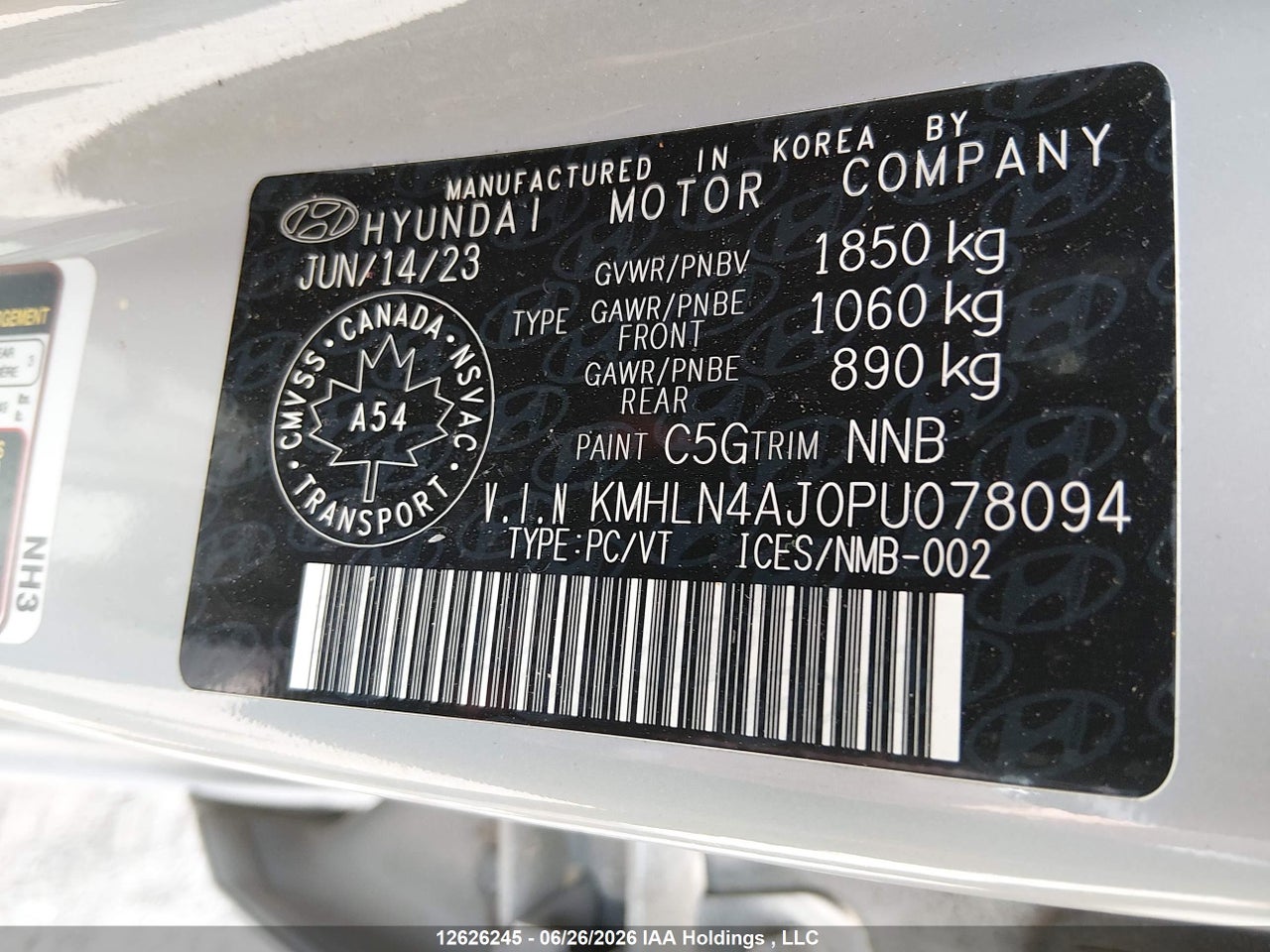 2023 HYUNDAI ELANTRA HYBRID thumbnail 10