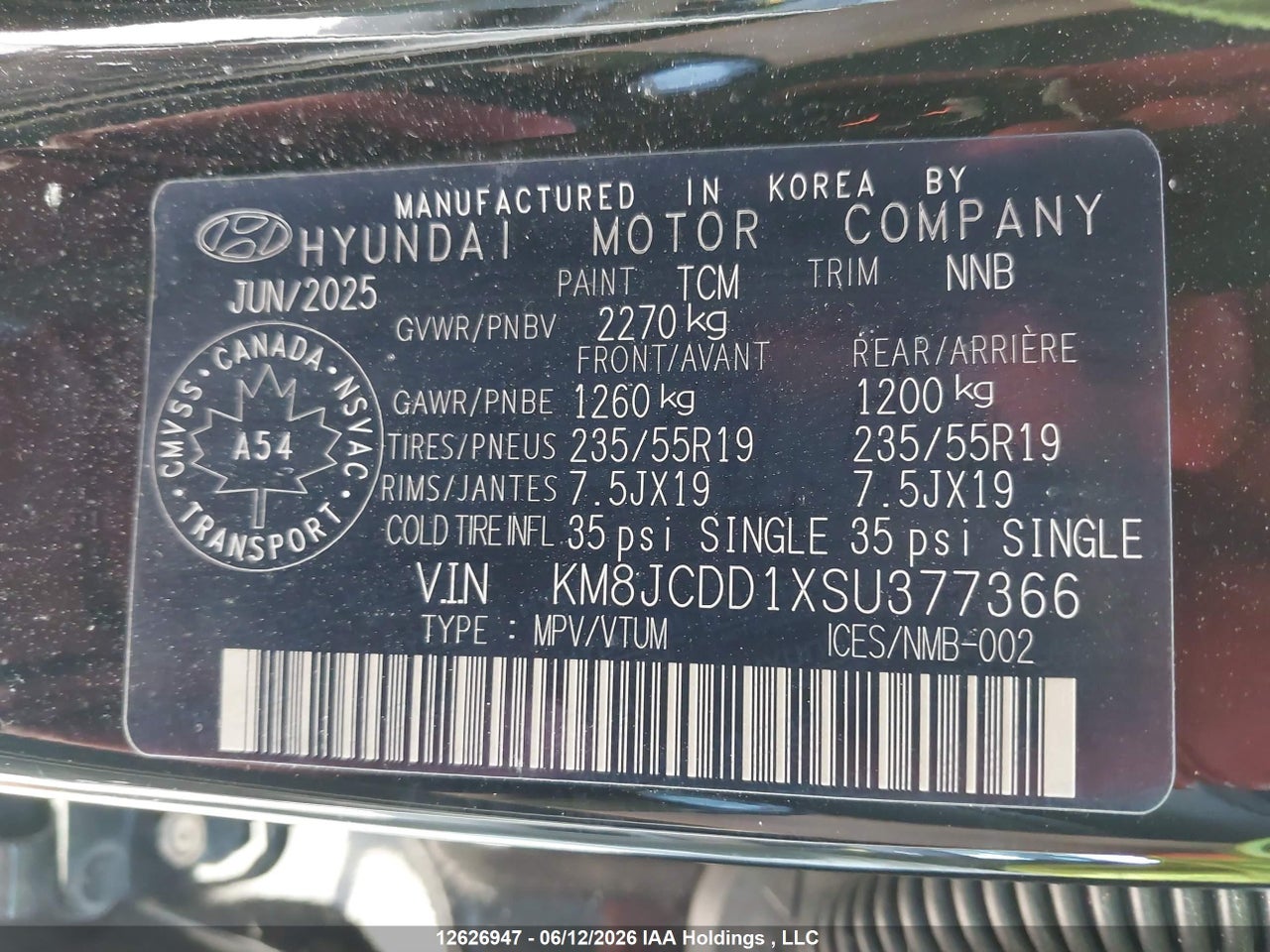 2025 HYUNDAI TUCSON SEL CONVENIENCE thumbnail 10