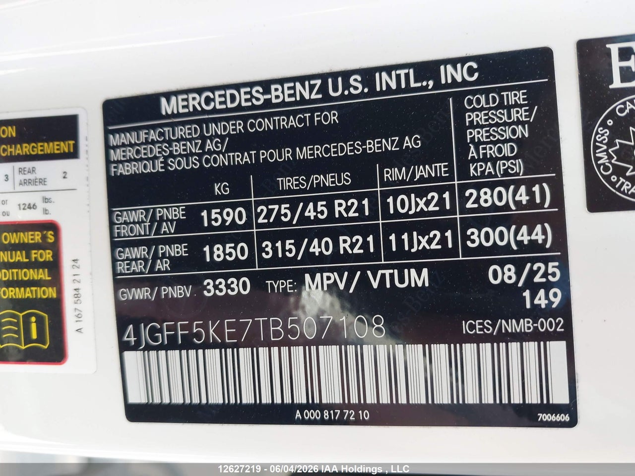 2026 MERCEDES BENZ GLS 450 4MATIC thumbnail 10