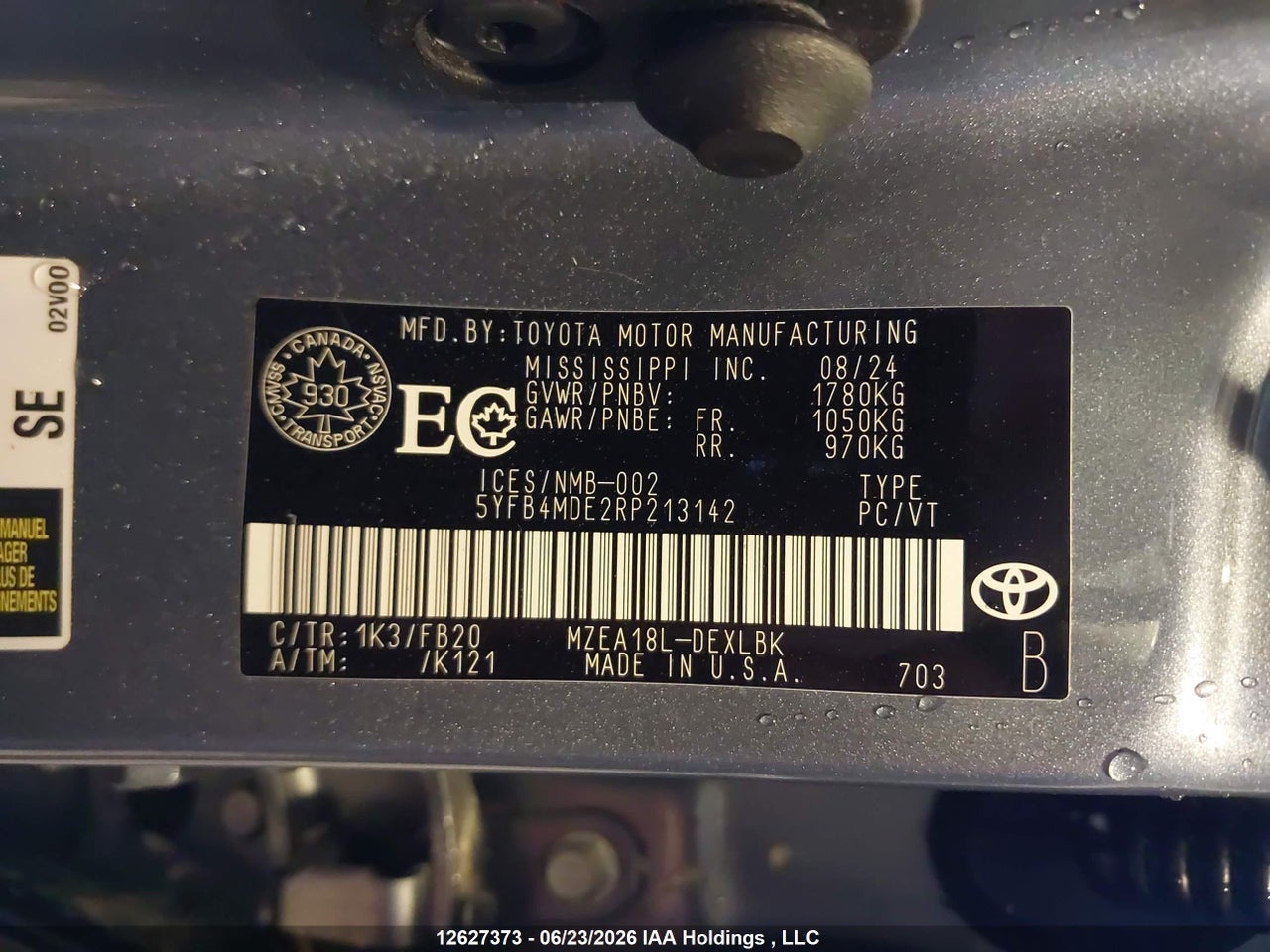 2024 TOYOTA COROLLA LE thumbnail 10