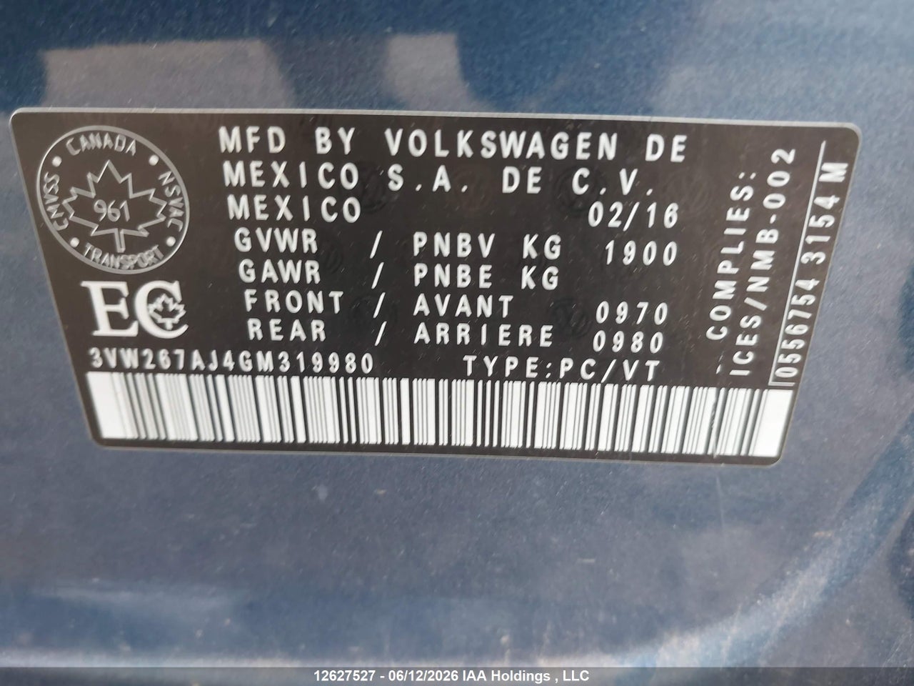 2016 VOLKSWAGEN JETTA thumbnail 10
