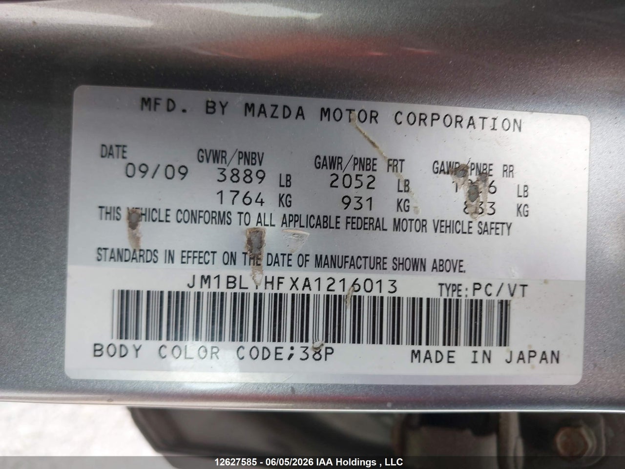 2010 MAZDA MAZDA3 thumbnail 10