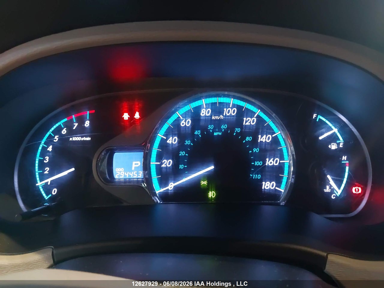 2012 TOYOTA SIENNA XLE 7 PASSENGER thumbnail 8