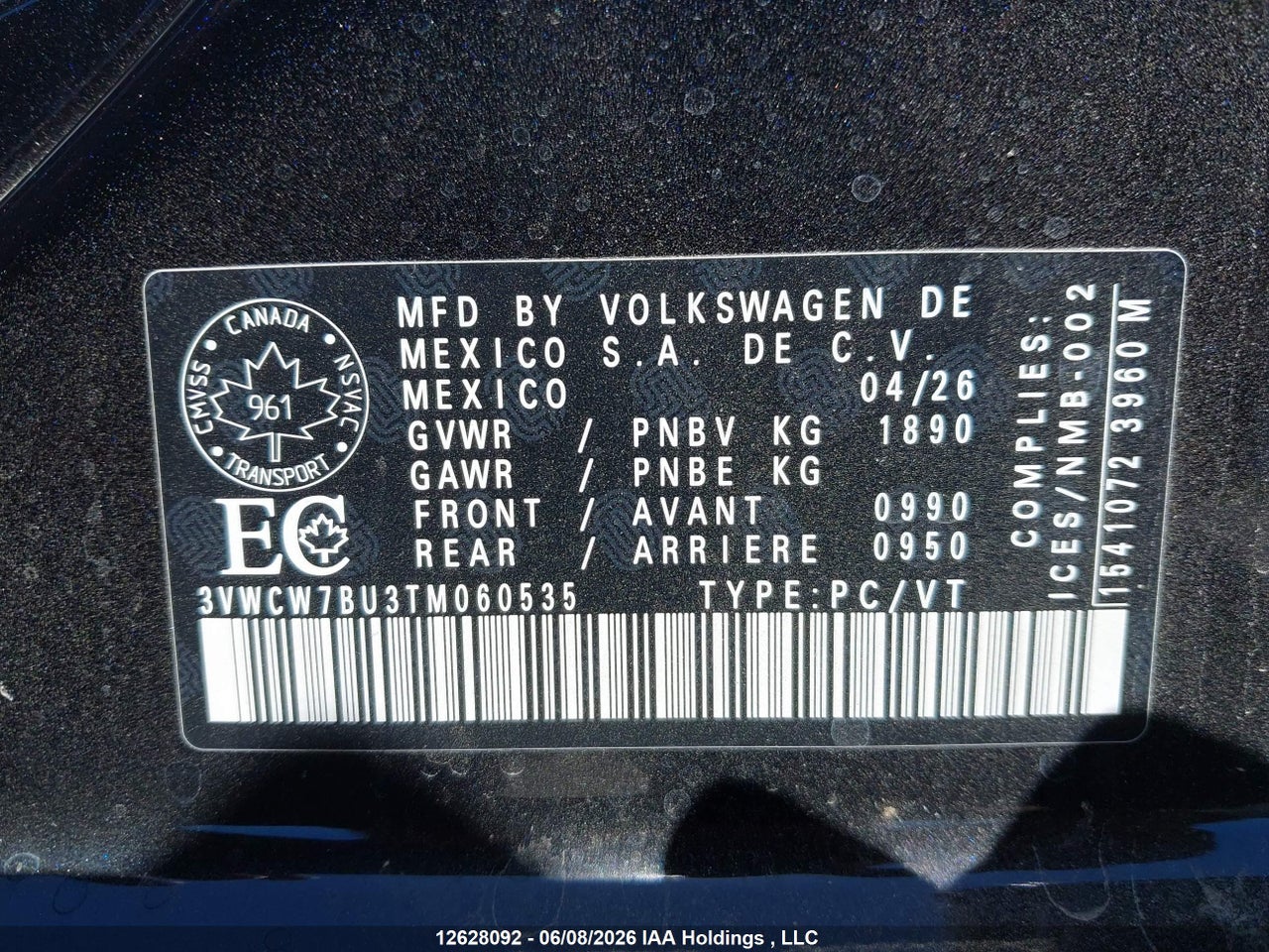 2026 VOLKSWAGEN JETTA TRENDLINE thumbnail 10