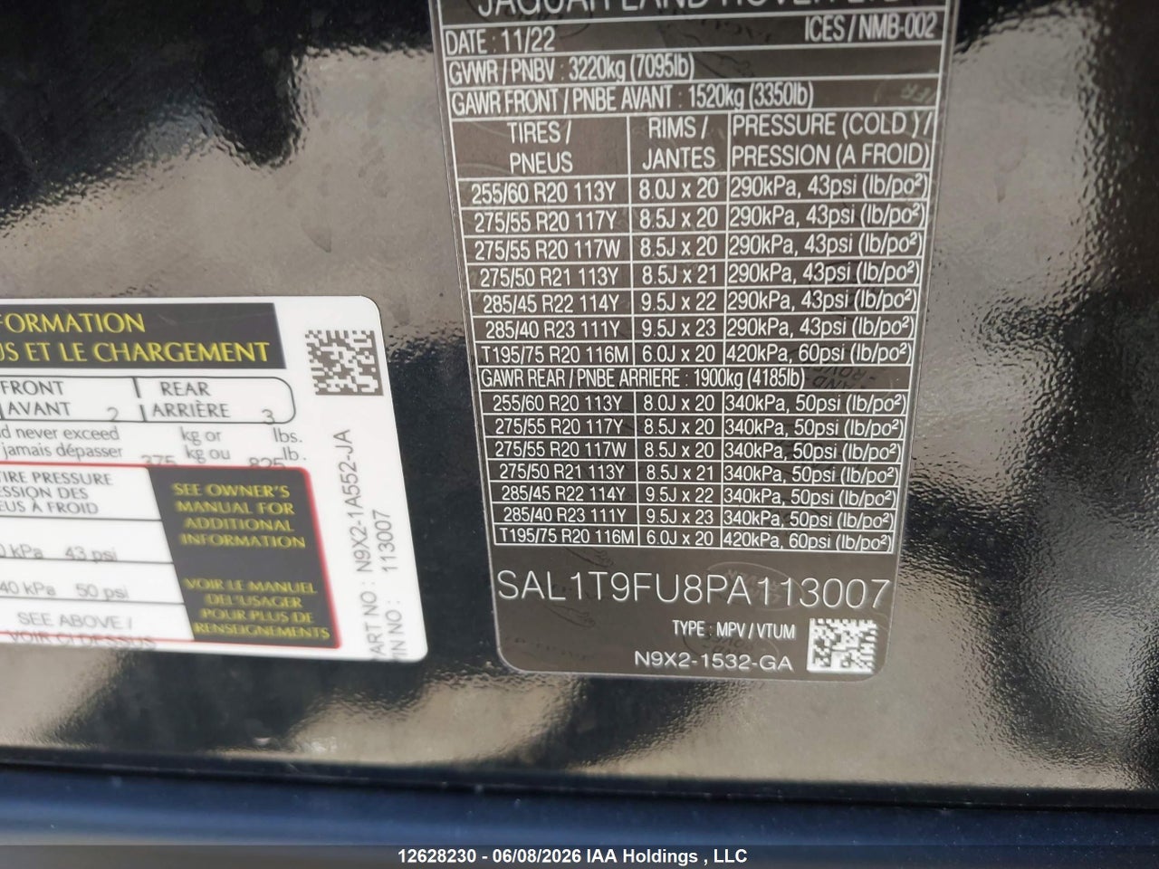 2023 LAND ROVER RANGE ROVER SPORT DYNAMIC S thumbnail 10
