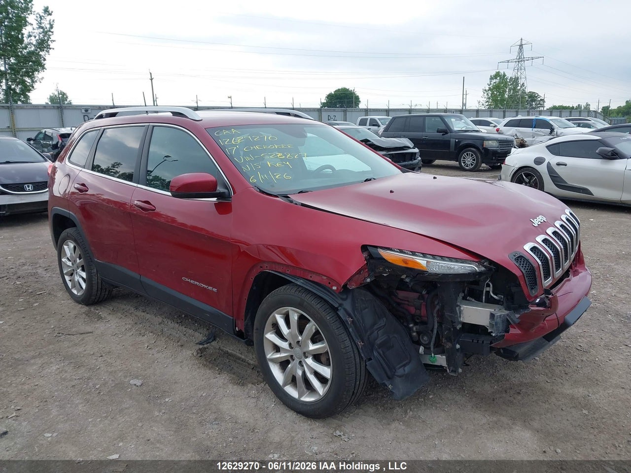 2017 JEEP CHEROKEE LIMITED thumbnail 2