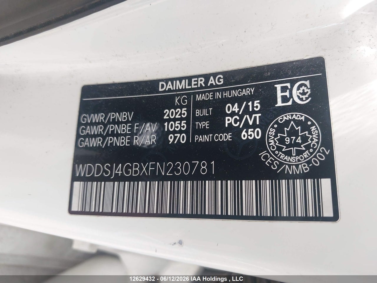 2015 MERCEDES BENZ CLA 250 4MATIC thumbnail 10