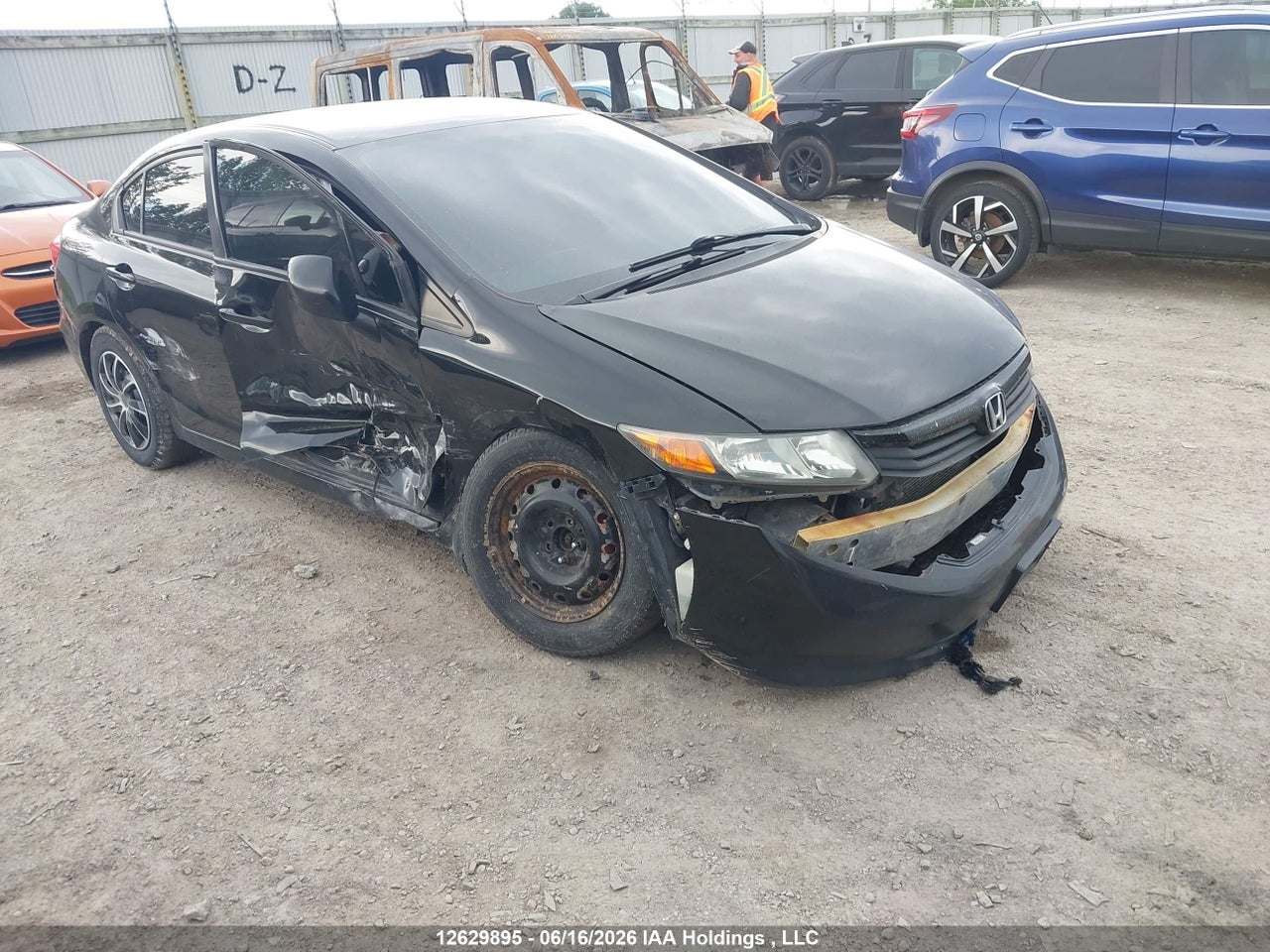2012 HONDA CIVIC LX thumbnail 2