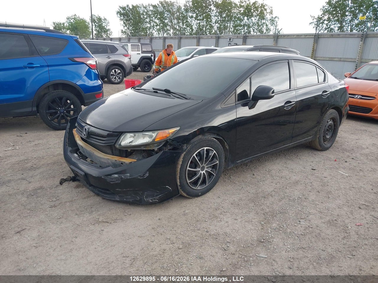 2012 HONDA CIVIC LX thumbnail 3