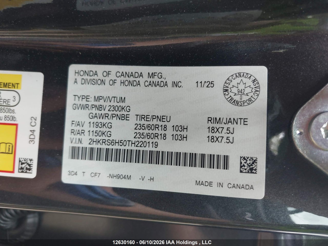 2026 HONDA CR-V HYBRID thumbnail 10