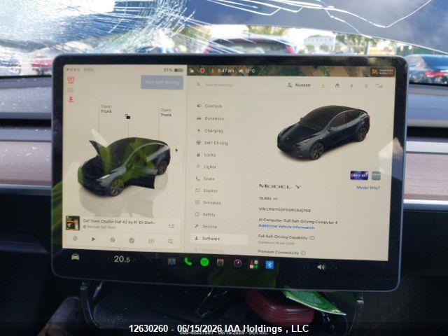 2024 TESLA MODEL Y LONG RANGE/RWD thumbnail 9