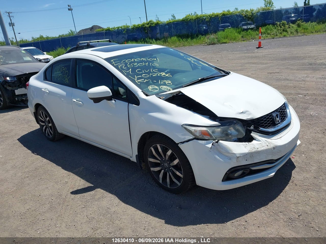 2014 HONDA Civic touring thumbnail 2