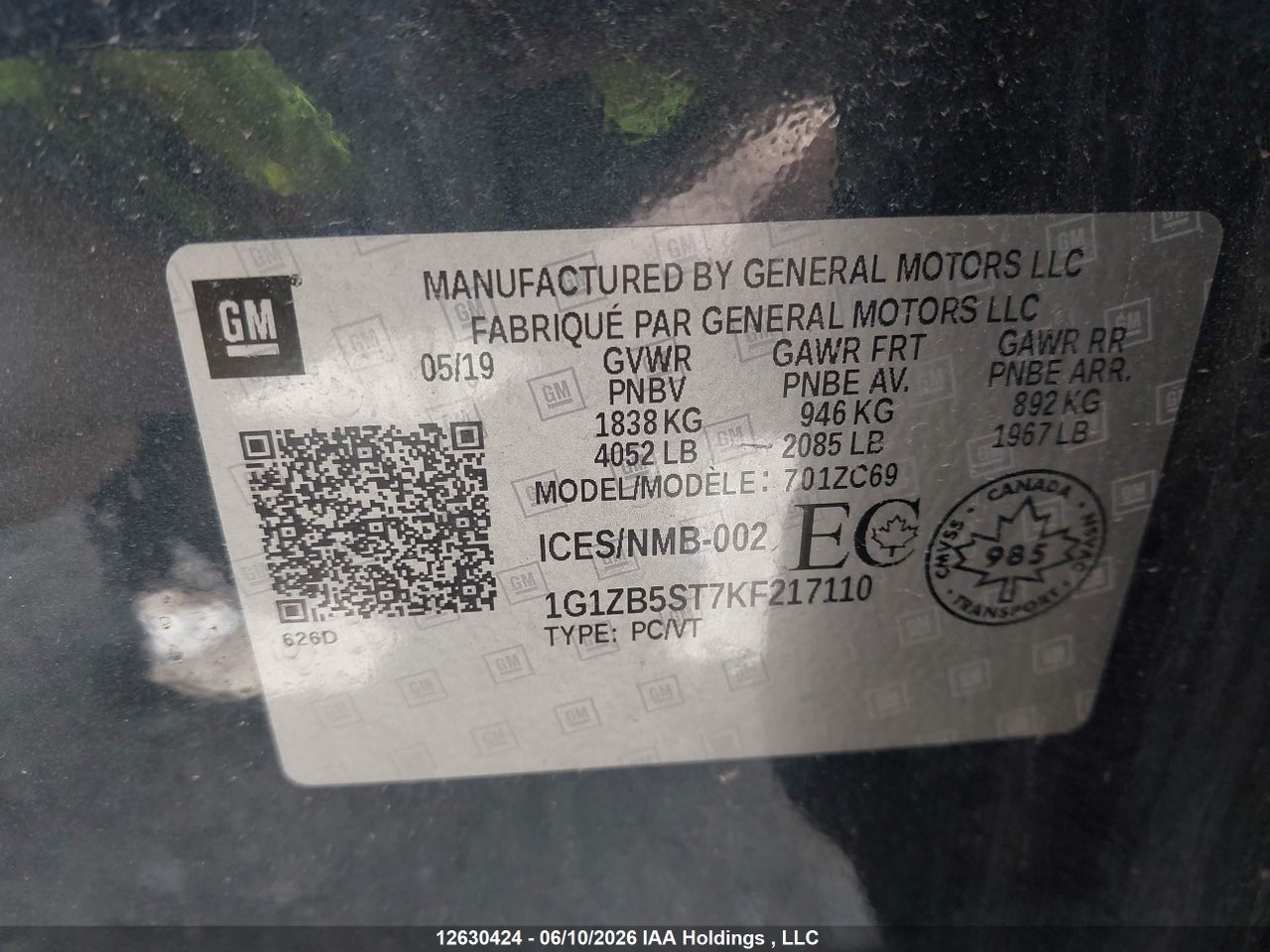 2019 CHEVROLET MALIBU LS thumbnail 10