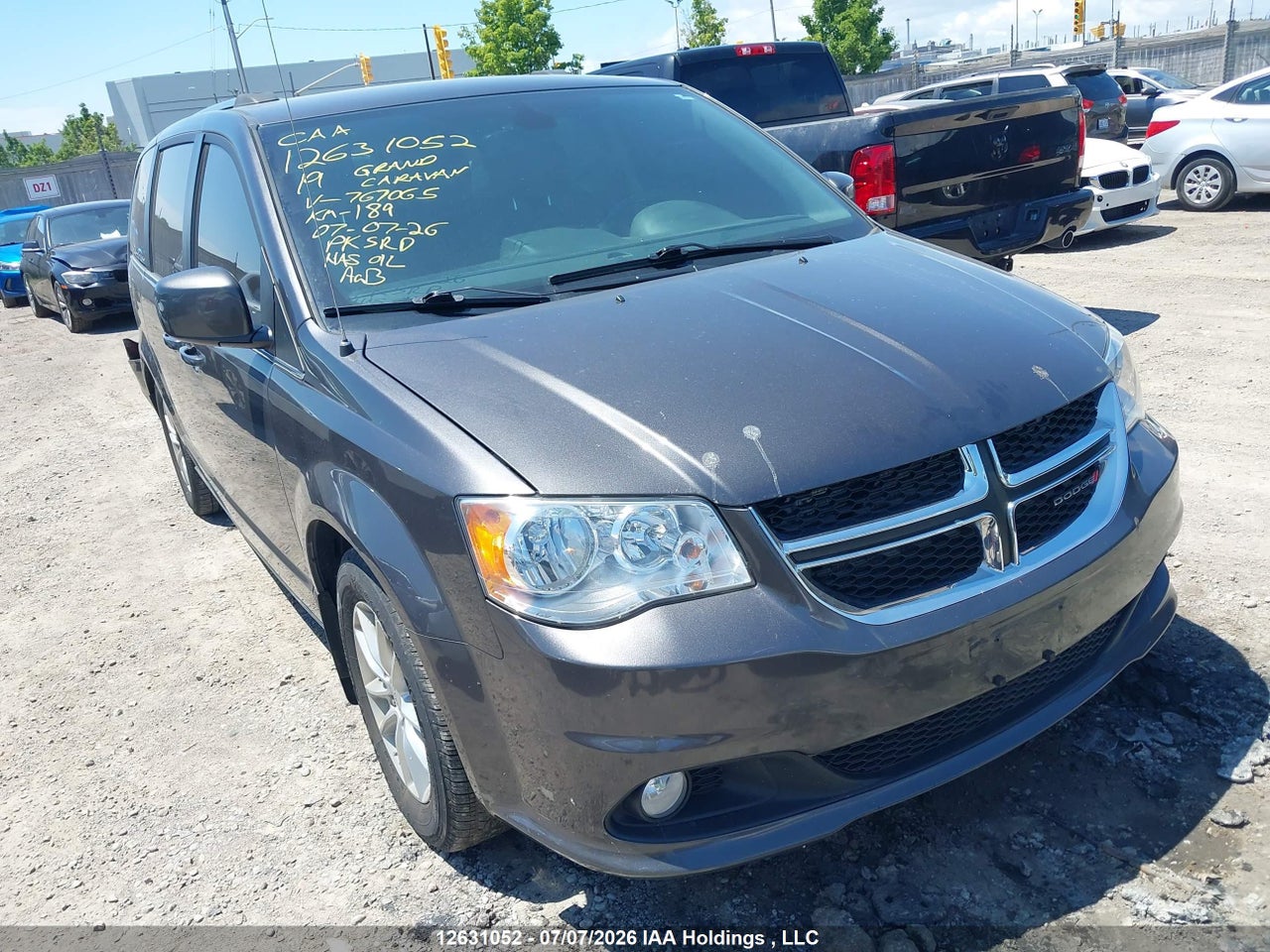 2019 DODGE GRAND CARAVAN SE thumbnail 2