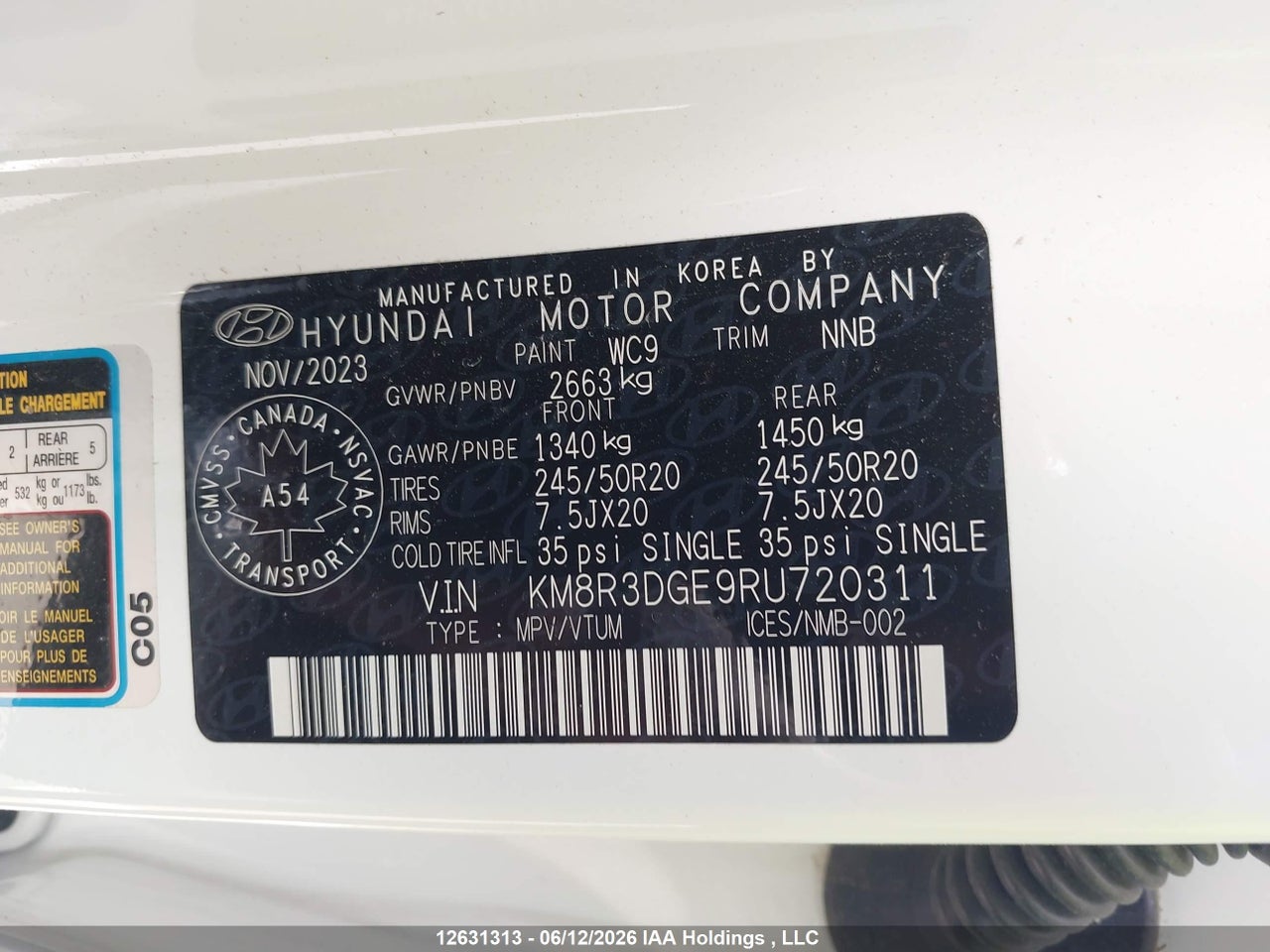 2024 HYUNDAI PALISADE thumbnail 10