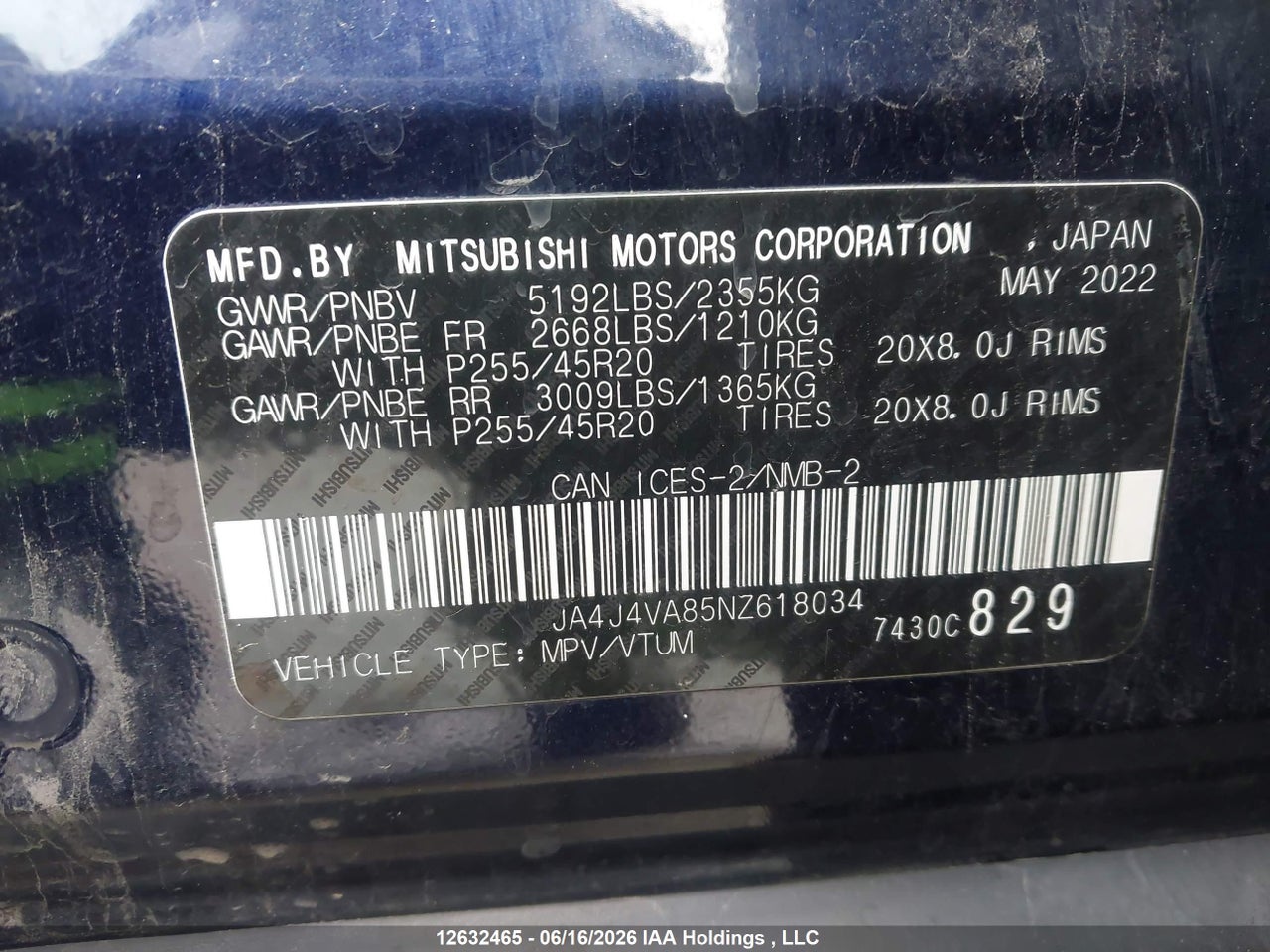 2022 MITSUBISHI OUTLANDER GT/GT PREMIUM thumbnail 10