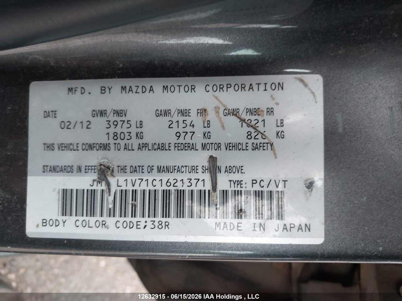 2012 MAZDA MAZDA3 GS-SKY thumbnail 10