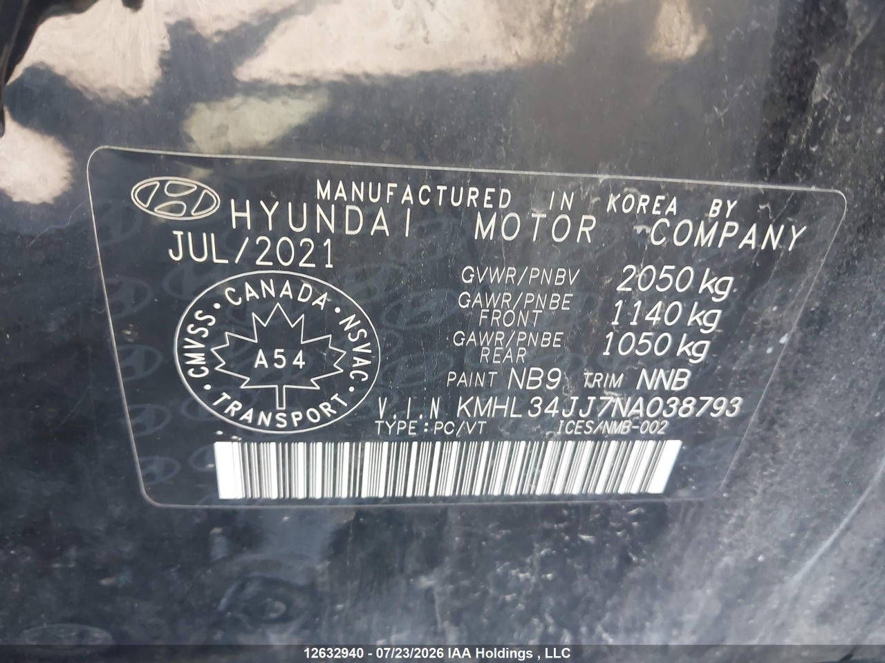 2022 HYUNDAI SONATA HYBRID ULTIMATE thumbnail 10