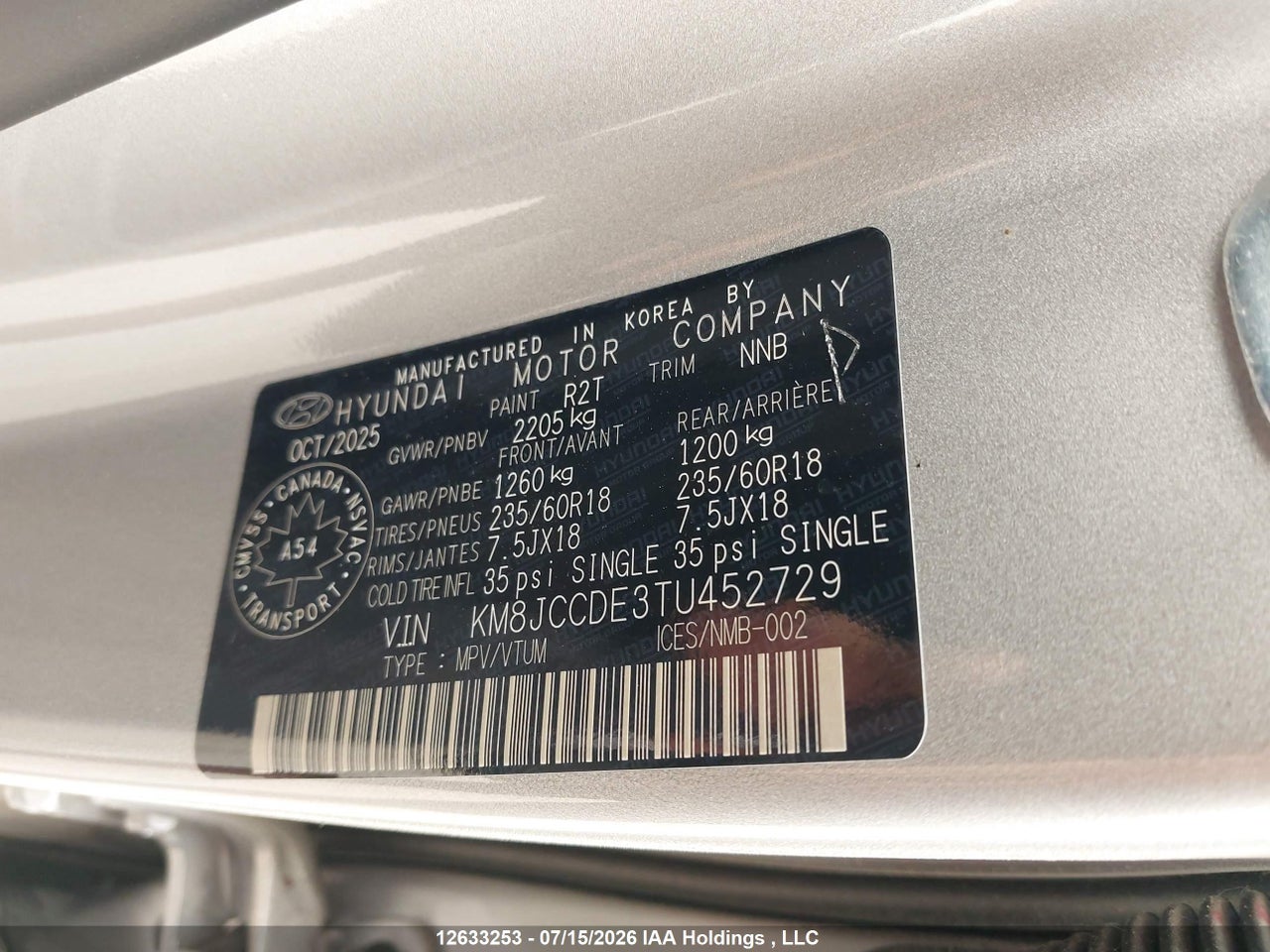 2026 HYUNDAI TUCSON PREFERRED thumbnail 10