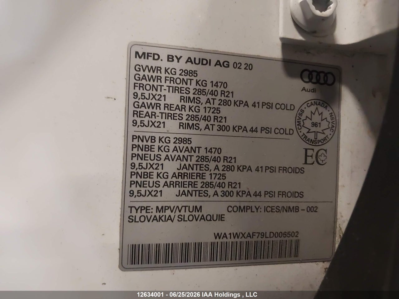 2020 AUDI Q7 TECHNIK thumbnail 10