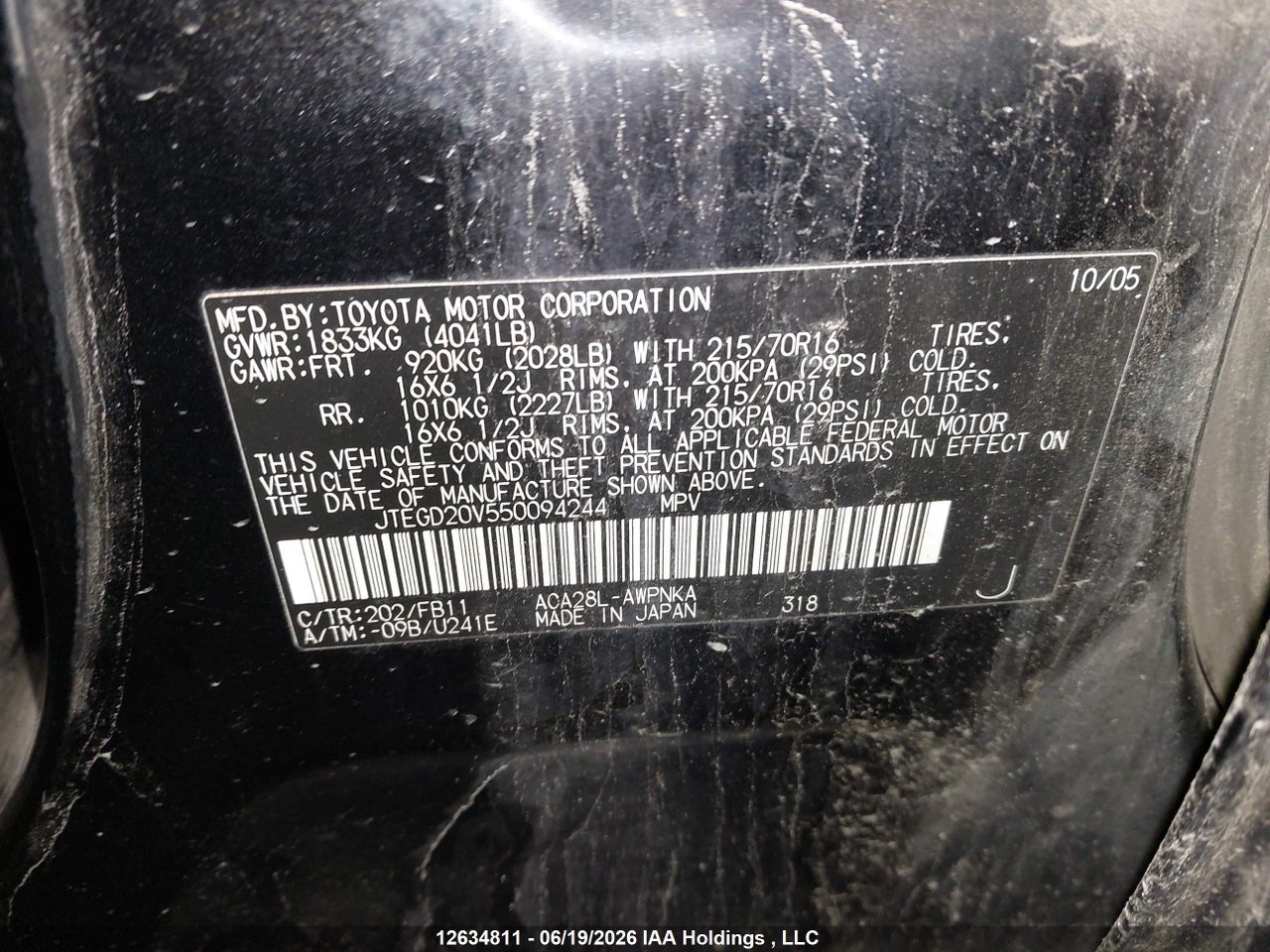 2005 TOYOTA RAV4 thumbnail 10