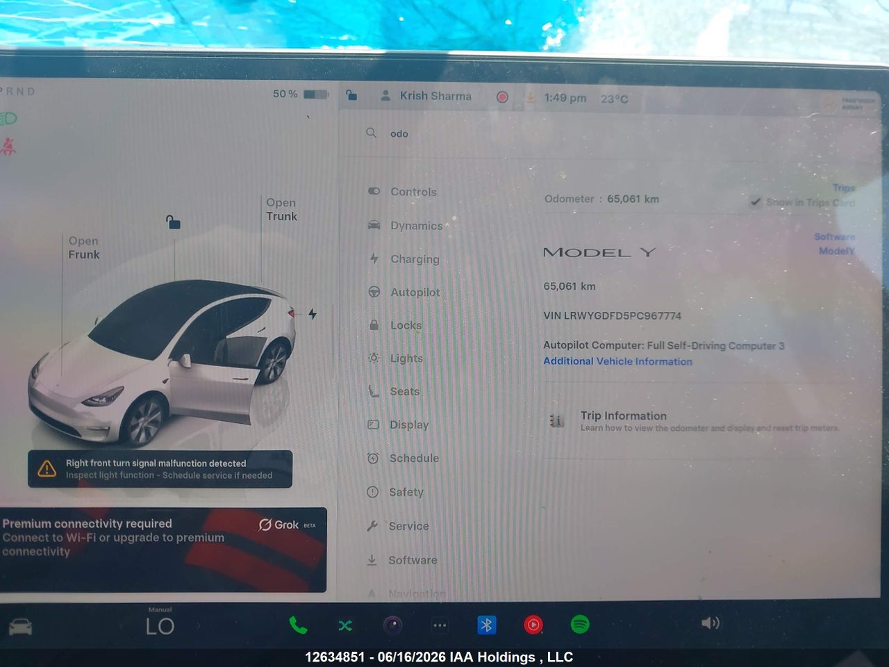 2023 TESLA MODEL Y thumbnail 8