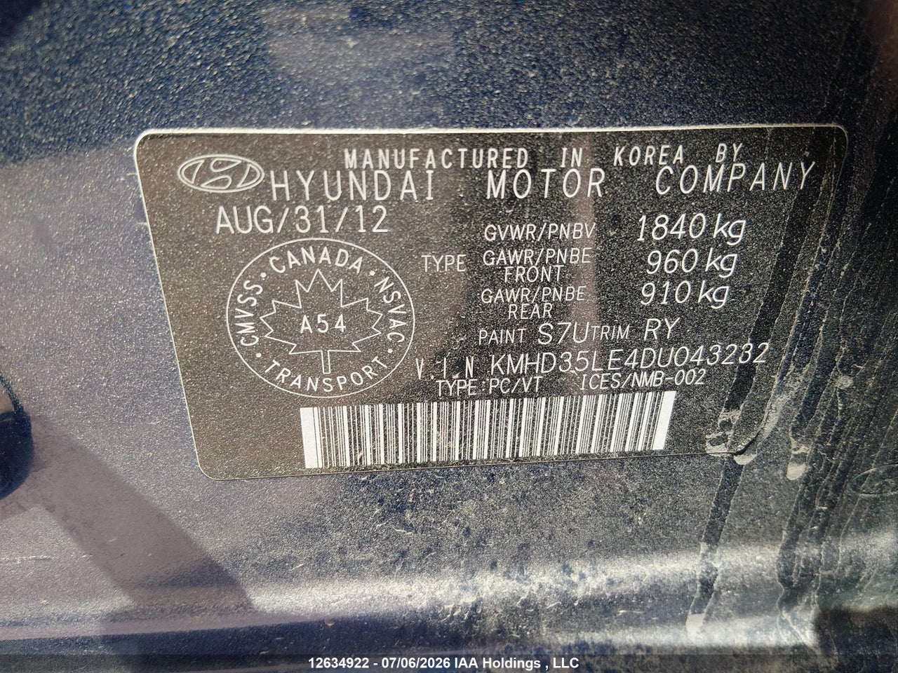2013 HYUNDAI ELANTRA thumbnail 10