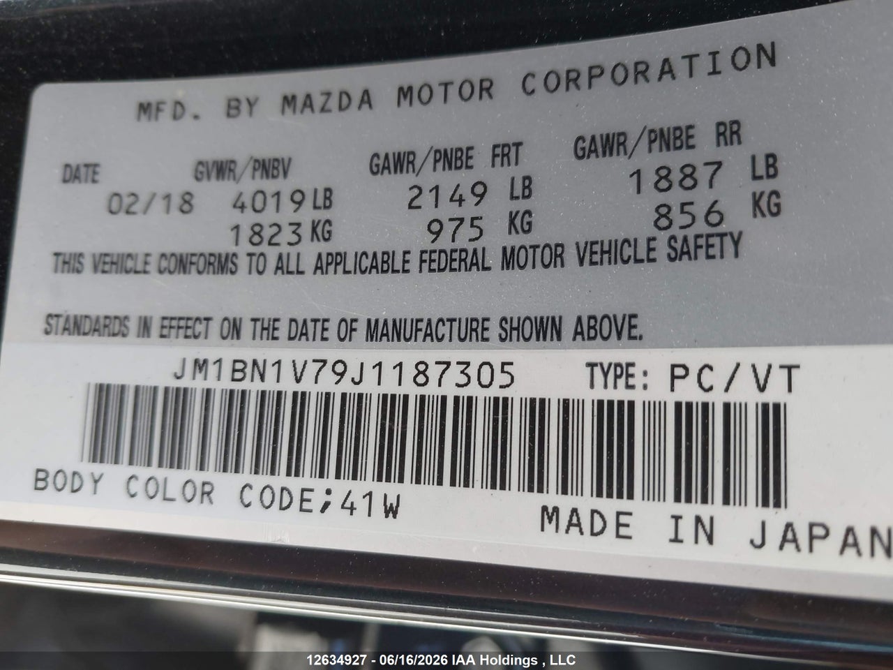2018 MAZDA MAZDA3 50TH ANNIVERSARY EDITION/GS/SE thumbnail 10