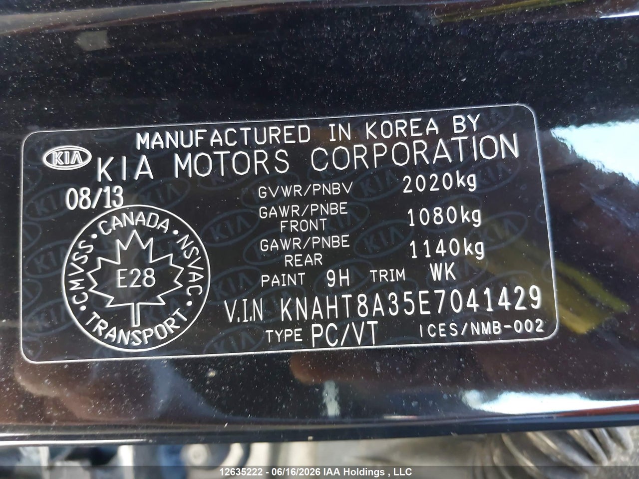 2014 KIA RONDO thumbnail 10