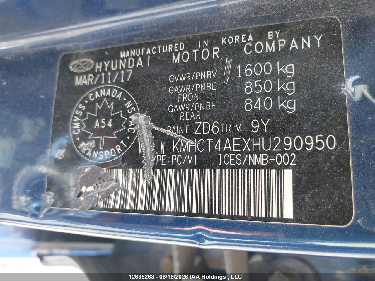 2017 HYUNDAI ACCENT SE thumbnail 10