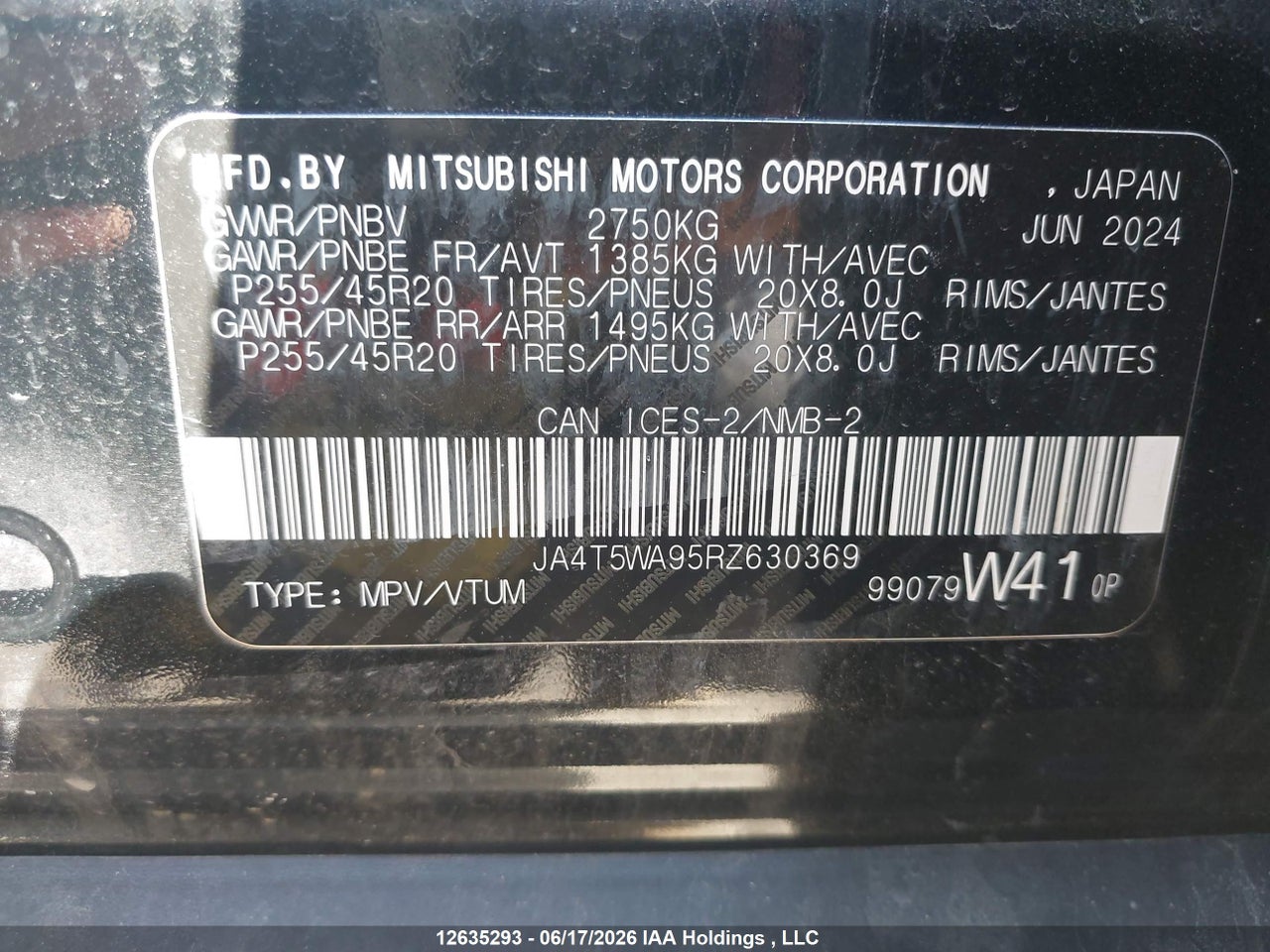 2024 MITSUBISHI OUTLANDER PHEV thumbnail 10