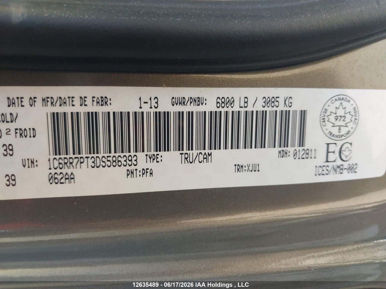 2013 RAM 1500 LONGHORN thumbnail 10