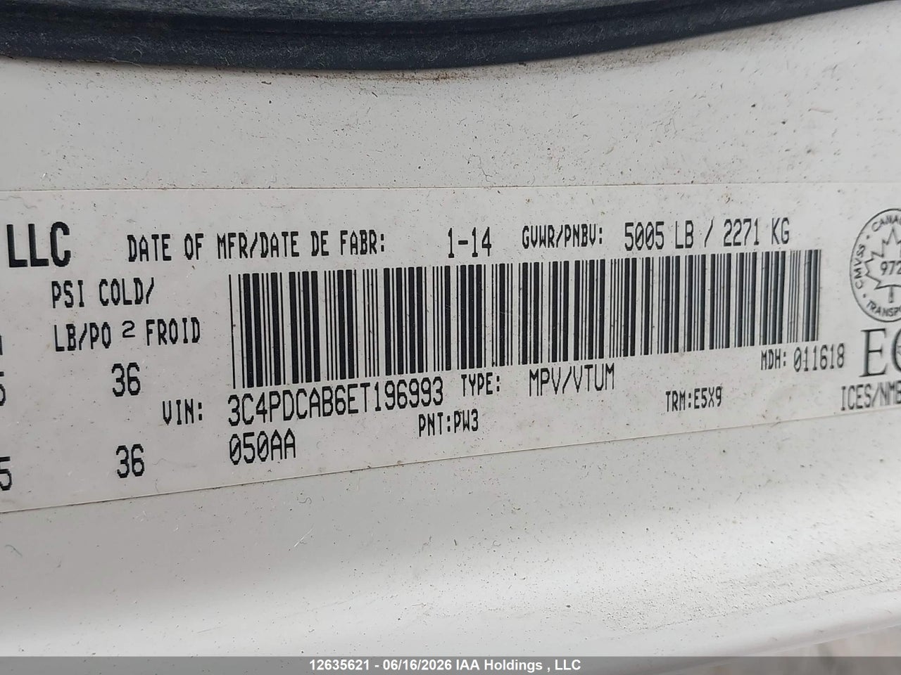 2014 DODGE JOURNEY SE thumbnail 10