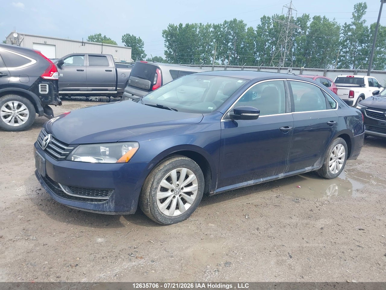 2014 VOLKSWAGEN PASSAT 1.8 TSI TRENDLINE thumbnail 3