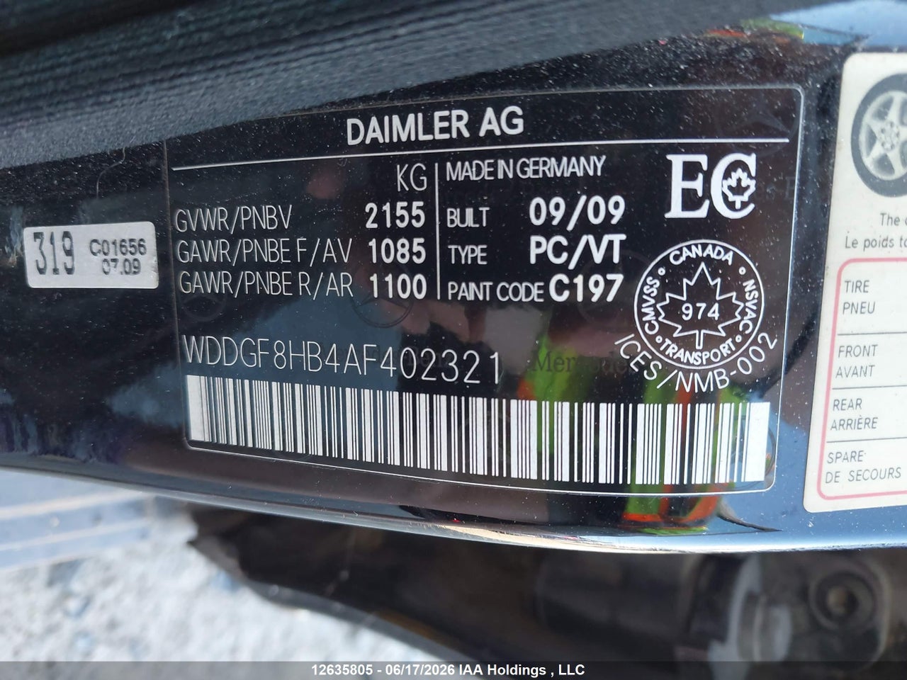 2010 MERCEDES BENZ C 350 4MATIC thumbnail 10