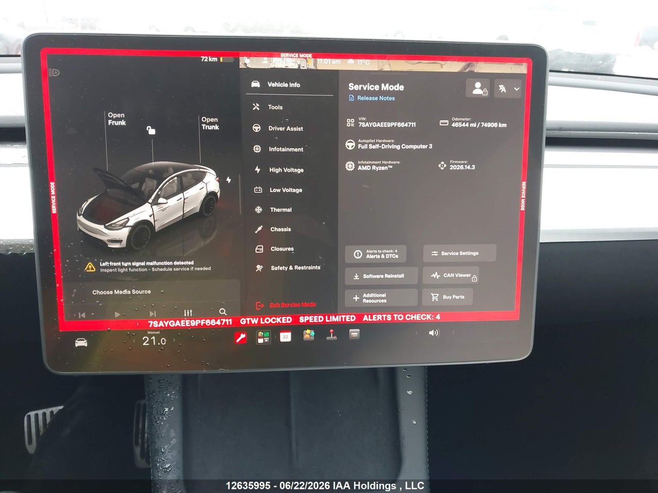 2023 TESLA MODEL Y LONG RANGE thumbnail 8