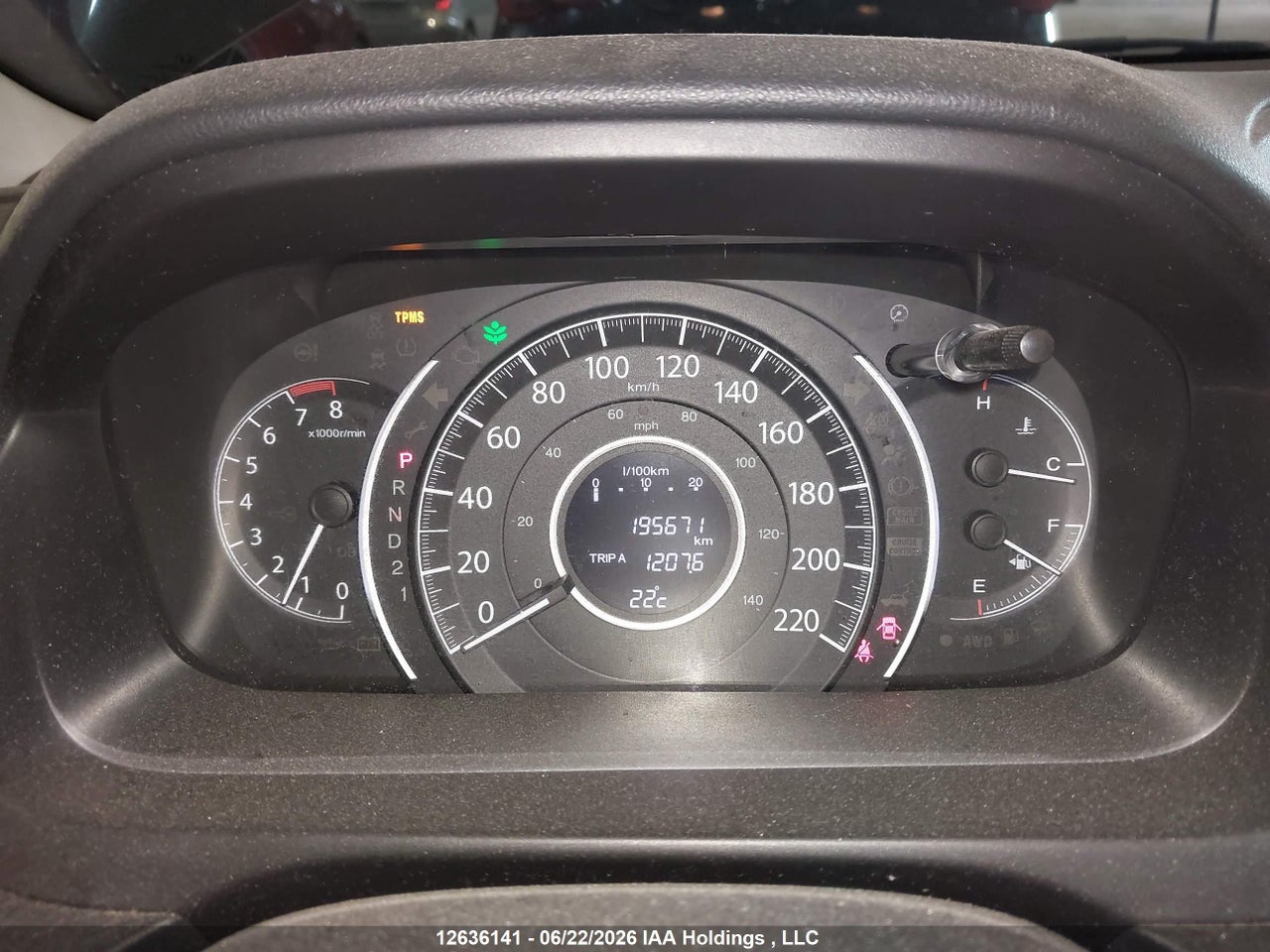 2013 HONDA CR-V LX thumbnail 8