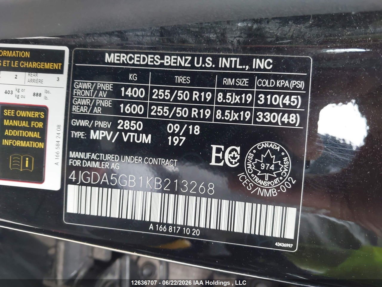 2019 MERCEDES BENZ GLE 400 4MATIC thumbnail 10