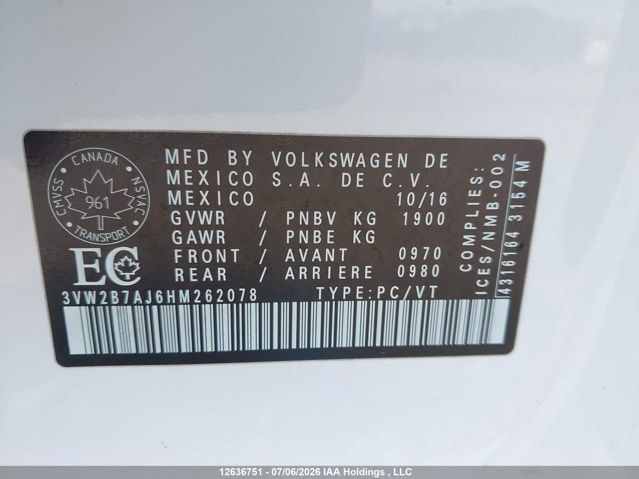 2017 VOLKSWAGEN JETTA 1.4 TSI TRENDLINE+ thumbnail 10