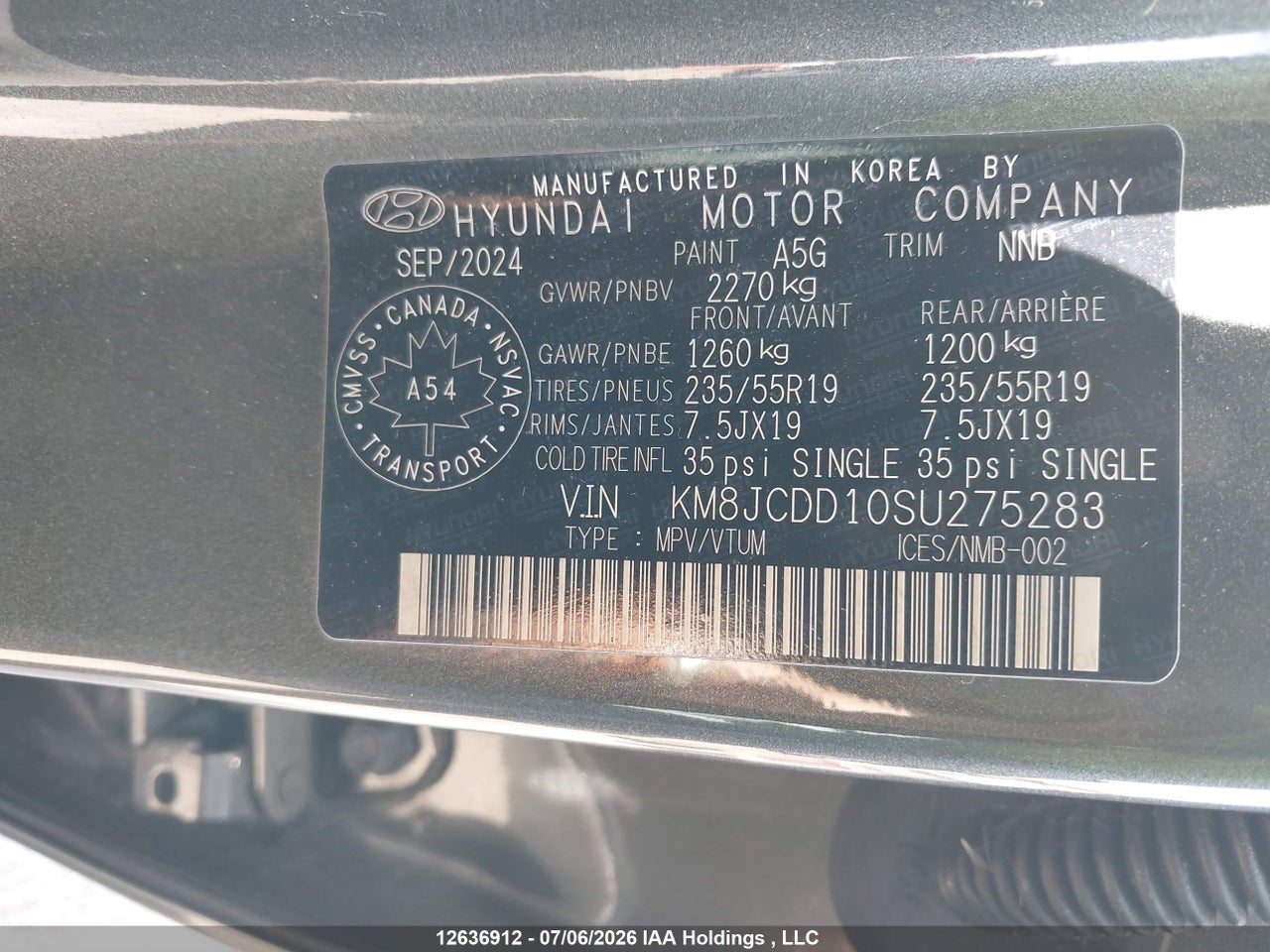 2025 HYUNDAI TUCSON HYBRID thumbnail 10